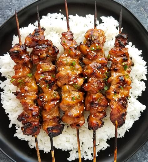 Teriyaki Chicken Skewers - Amanda Cooks & Styles