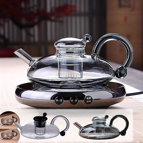 Innovessa Tea Pot, Glass Tea Pot with Infusers for Loose Tea, 20oz ...
