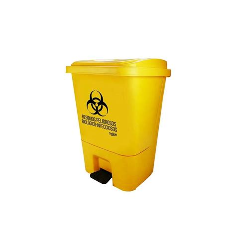 Cesto/Bote de pedal 17L (Amarillo) - SABLÓN ® El Encanto