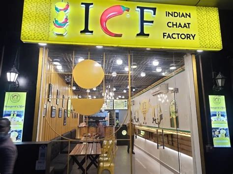 Menu at Indian chaat factory (ICF), Ghaziabad