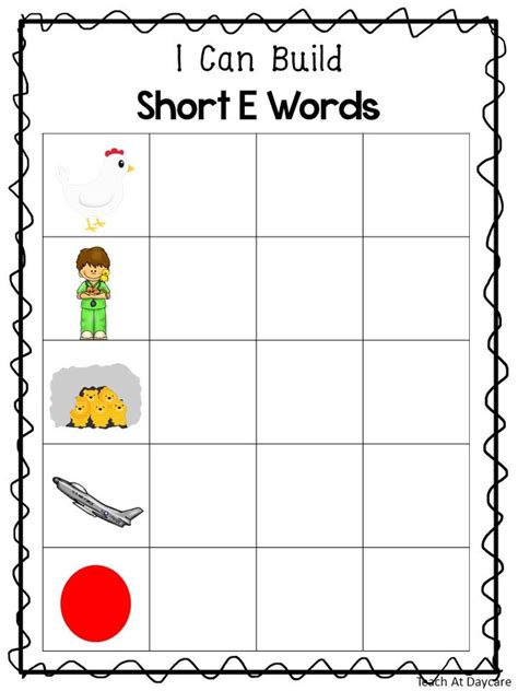 Buy 10 Printable I Can Build CVC Words Work Mats/worksheets. Online in ...