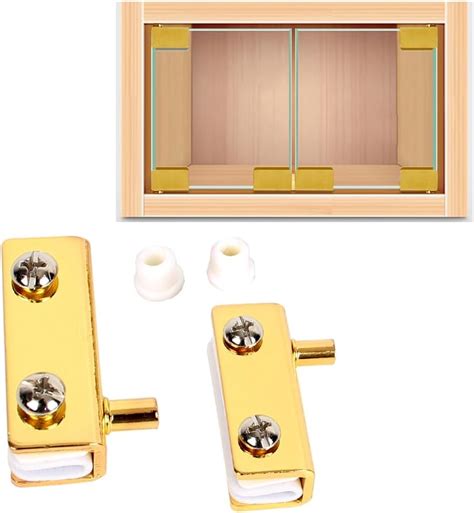 TEYOUQU 2 Pieces Gold Glass Door Hinges Pivot Hinges India | Ubuy