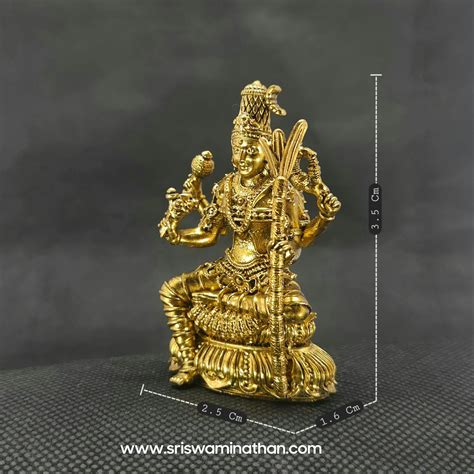 Rajarajeshwari Brass Statue Premium 3D | Sri Swaminathan & Co