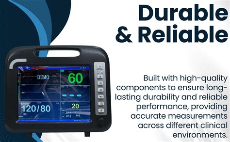 HD-1200 | Patient Monitor for Hospitals | Measurement Heart Rate,Sp02 ...