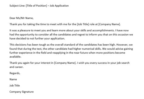 How to Write a Rejection Letter after an Interview (Samples)
