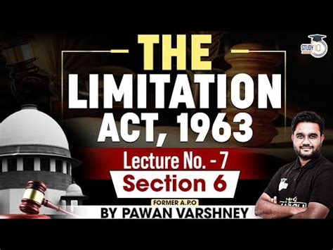 The Indian Limitation Act, 1963: Section 8 Video Lecture - Crash Course ...