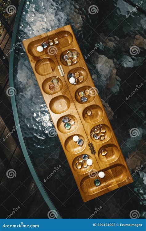 Mancala Board Game stock image. Image of congkak, korgool - 229424003