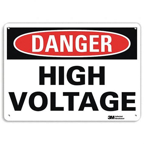 Plastic, Mounting Holes Sign Mounting, Danger Sign - 44TZ43|U1-1013-NP ...