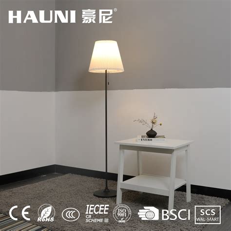 Metal Modern Nordic Fabric Lampshade Bedside Floor Lamp - Floor ...