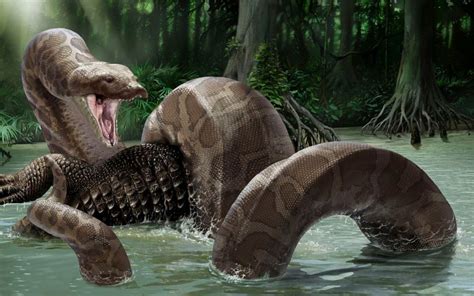 地球上最大蟒蛇巨兽，体重超过1000公斤，据说曾在中国被捕获