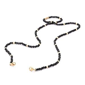 Gold Craft Women's Non-Precious Metal Gold Plated Beaded Single Line ...