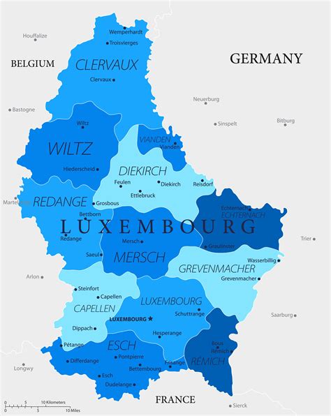 Luxembourg Maps and Travel Information