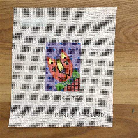 Miami of Ohio Round Canvas | KC Needlepoint