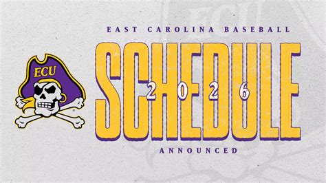 ECU announces 2026 baseball schedule which includes games with UNC ...