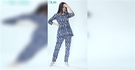 Shop Online Monotone Ikat Co-Ord Set By Fabnest | LBB