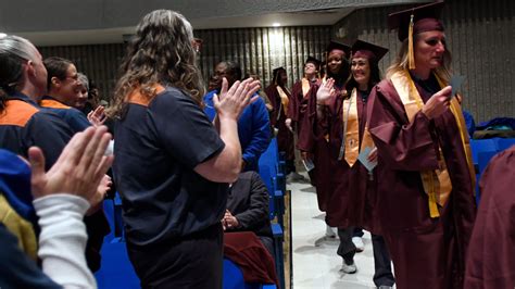 Women inmates at Huron Valley celebrate college graduation