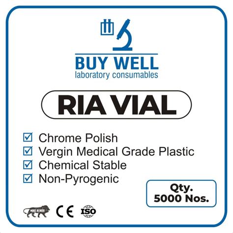Ria Vial Test Tube Manufacturer, Supplier from Alwar