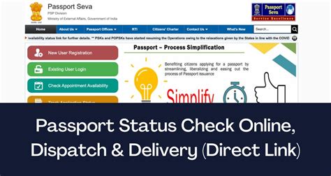 Image result for How Check Passport Status