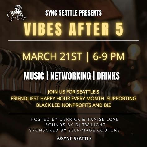 Sync Seattle Vibes After 5: Womens History Month Mixer, Still Liquor ...