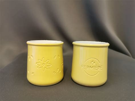 Teracote Jars La Fermier Yogurt, Made of Transparent Glass, and Also ...
