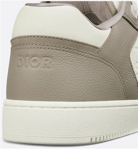 B27 Uptown Low-Top Sneaker Beige and White Grained Calfskin with White ...