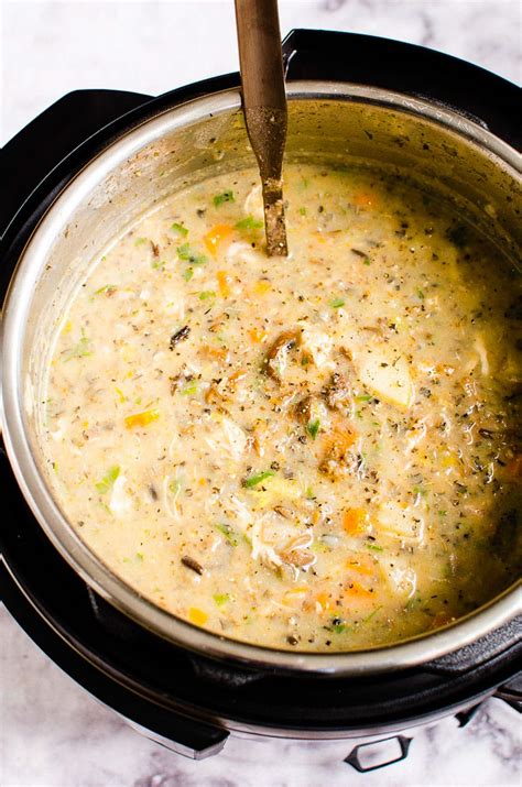 Chicken Wild Rice Cream Of Mushroom Instant Pot at Sean Swick blog