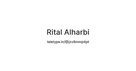 Rital Alharbi — Teletype