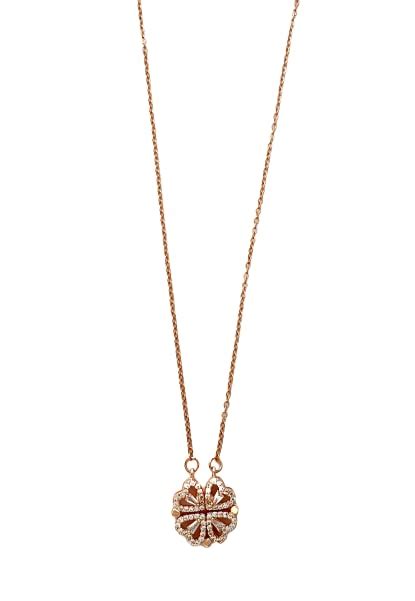 Buy Look at Life Love Heart Magnetic Pendant Necklace Chain Jewelry ...