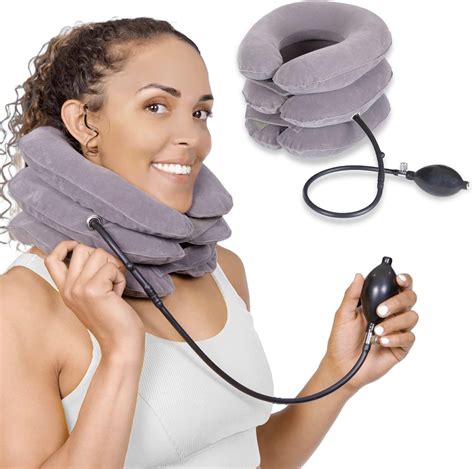 BraceAbility Inflatable Neck Traction Device - Soft Nepal | Ubuy