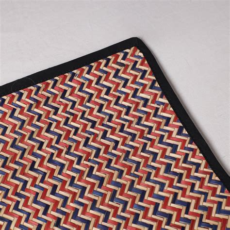 Multicolor Handmade Water Hyacinth Table Mat from Assam