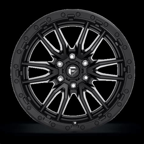 Set 4 Fuel D679 Rebel 18x9 6x5.5 Matte Black Wheels 18" 20mm Rims - A2i Wheel and Tire