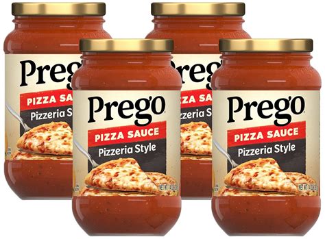 Amazon.com: Prego Pizzeria Style Pizza Sauce, 14 OZ Jar (Pack of 4)