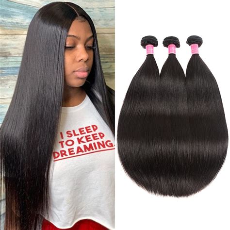 Julia Hair Virgin Indian Straight Hair 3Bundles Best Real Indian Human ...