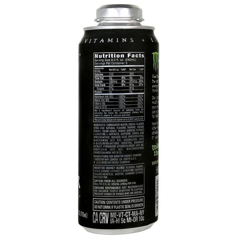 Monster Energy Can Back