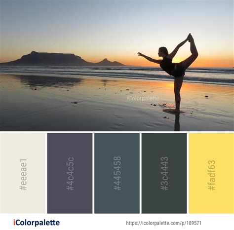 Color Palette Ideas from Sea Sunrise Sky Image | iColorpalette