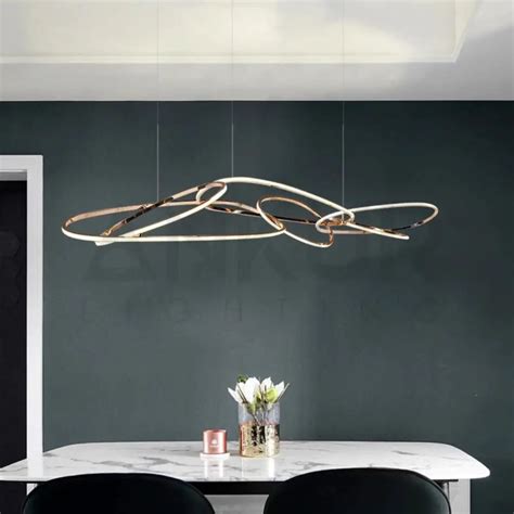 ANKUR GEOM INFINITY LOOP MODERN LED PENDANT CHANDELIER at the lowest ...