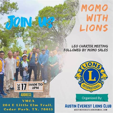 Momo With Austin Everest Lions (Leo Charter and Momo Sale), 204 E ...