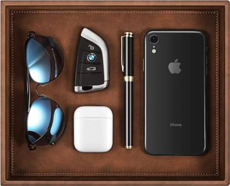 DailyObjects Valet Vegan Leather Tray|Desk Tray Organiser|Organiser For ...