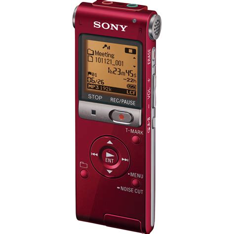 Sony ICDUX512 Digital Voice Recorder (Red) ICDUX512RED B&H Photo