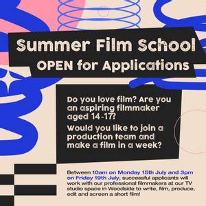 Summer Film School, Station House Media Unit, AB24 2WB Aberdeen, United ...