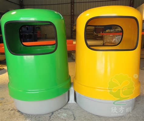茂名圆形坚固玻璃钢分类垃圾桶 | 广东垃圾桶