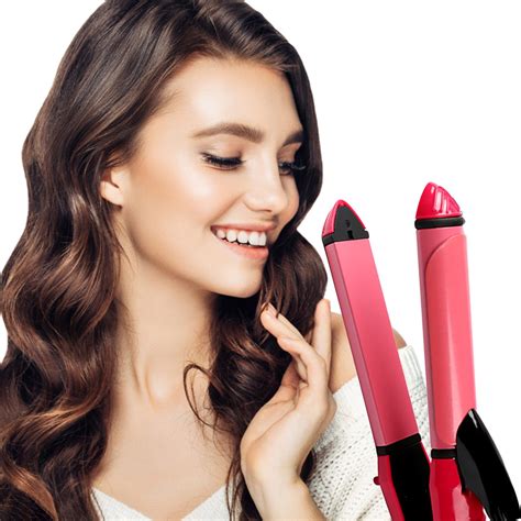 Siquannnn 1/2 Flat Irons for Short Hair Two In One Hair Straightener ...