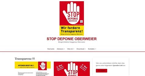 Deponie Oberweier: Bürgerinitiative kritisiert Stellungnahme des ...