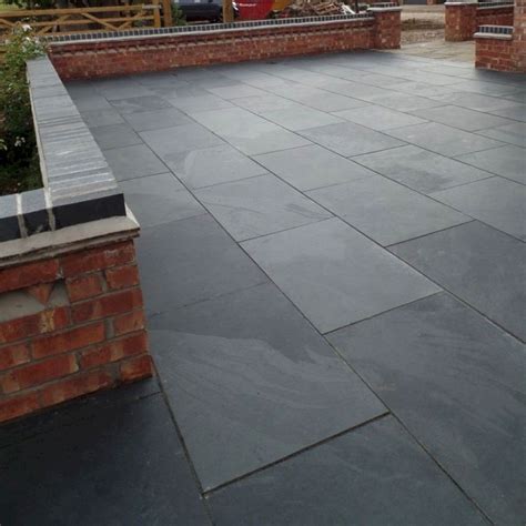 Black Slate Tile Outdoor Patio — Freshouz Home & Architecture Decor ...