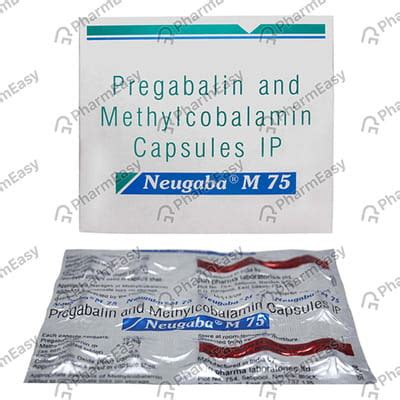 Neugaba M 75mg Strip Of 15 Capsules: Uses, Side Effects, Price & Dosage ...