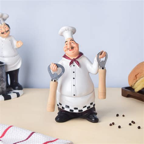 Table Chef With Bottle Opener Online - Premium Decor Object | Nestasia