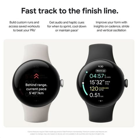 Google Pixel Watch 3 (45 mm), AMOLED LTPO display, Advanced motion ...