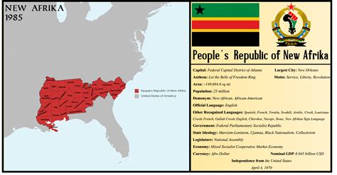 People's Republic of New Afrika (If the RNA had actually gone through ...