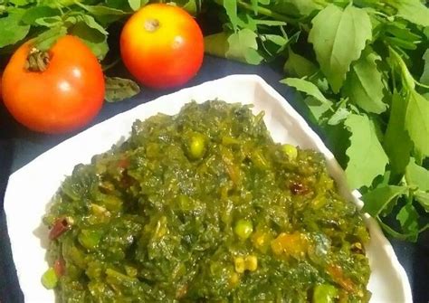 बथुआ भाजी बनाने की रेसिपी हिंदी में । Bathua bhaji recipe in Hindi