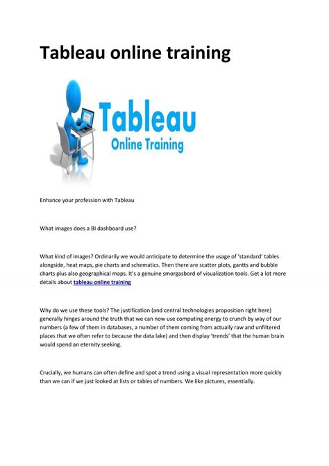Tableau Project Tutorial 的图像结果